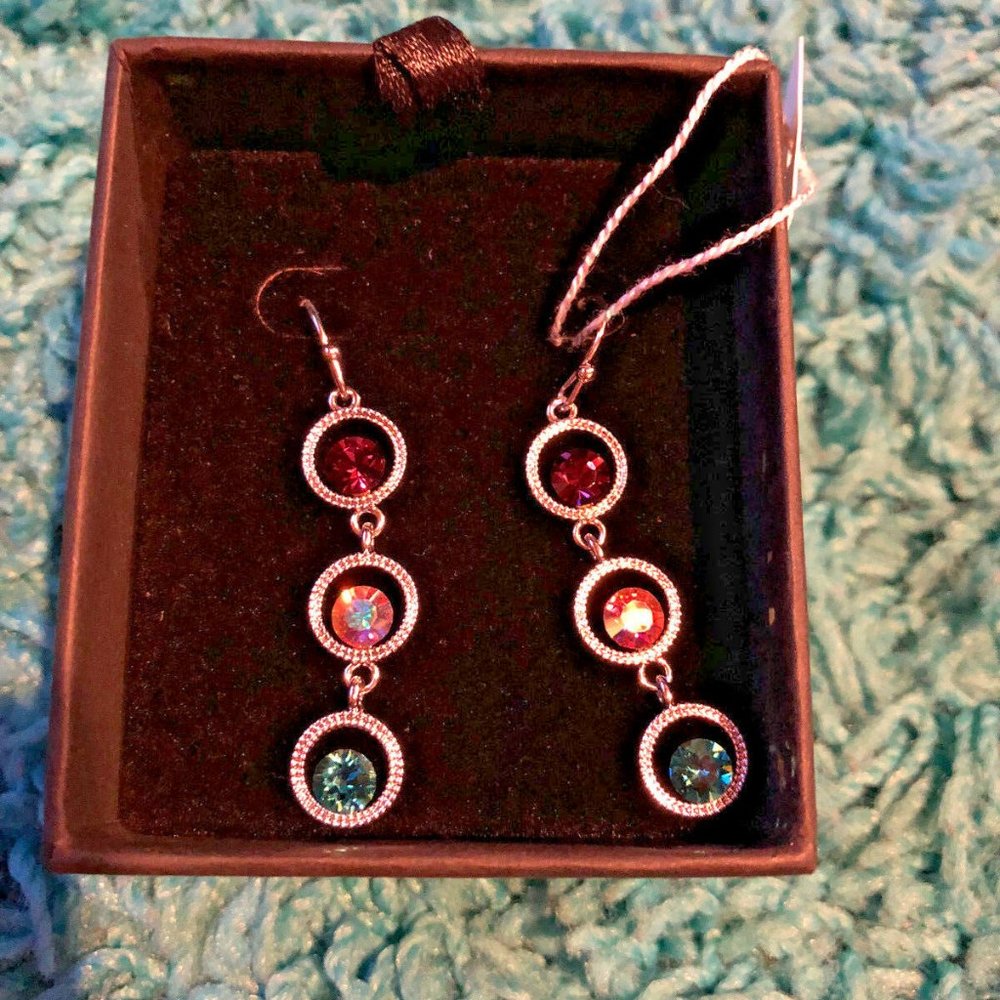 NEW ~ Sterling Silver Swarovski Crystal